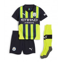 Dječji Nogometni Dres Manchester City Ilkay Gundogan #19 Gostujuci 2024-25 Kratak Rukav (+ Kratke hlače)